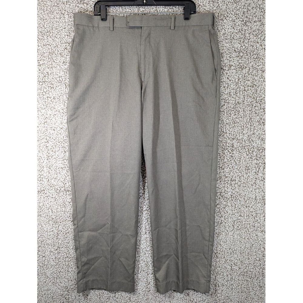 Perry Ellis Portfolio Chino Dress Pant Men W38 L30 Tag Gray Straight Golf Active